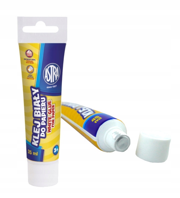 

Astra klej do papieru tuba 35ml biały