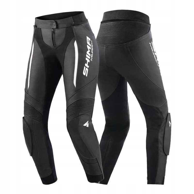 Dámske kožené nohavice Shima Miura 2.0 Black/white čierna/biela Darčeky