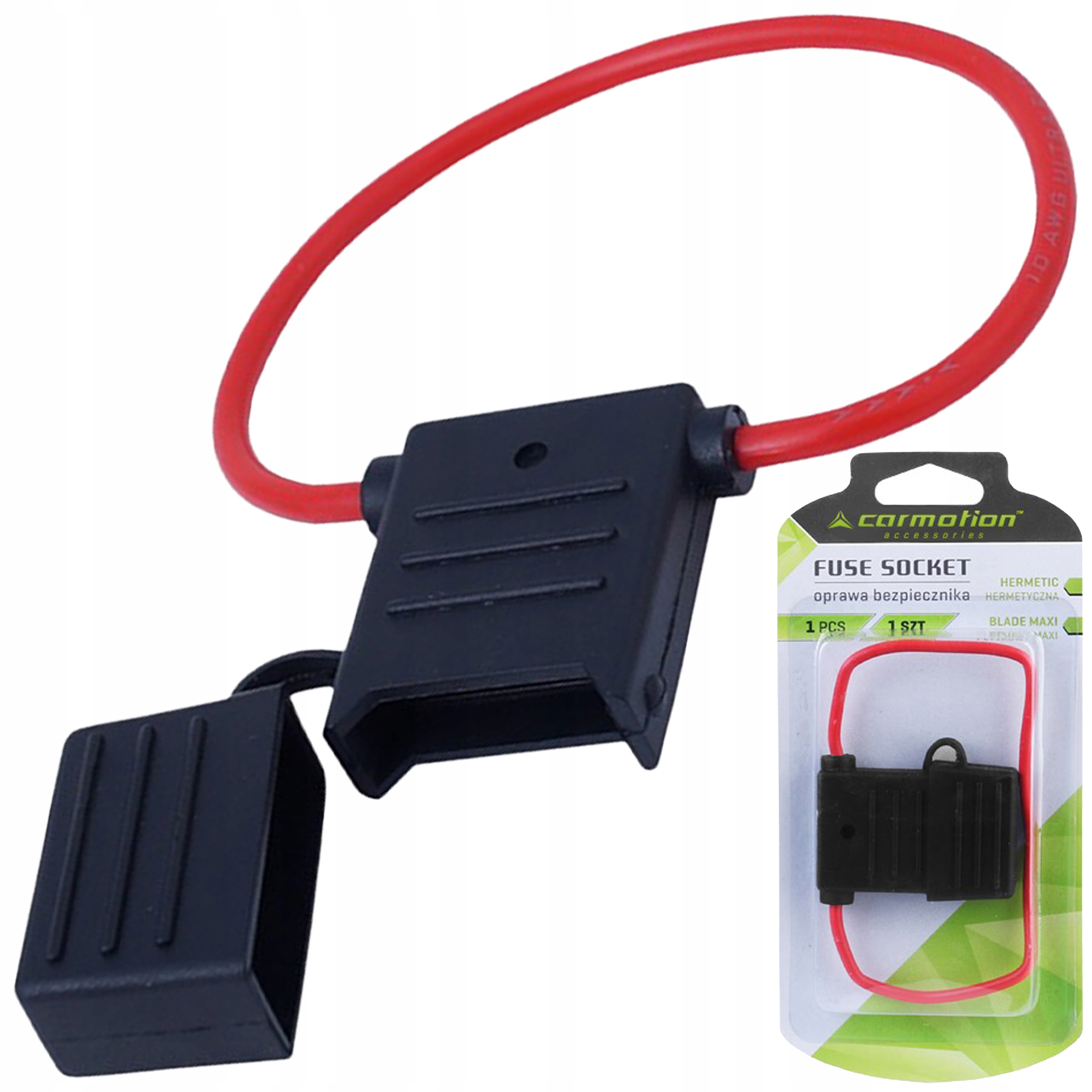 GNIAZDO OPRAWA BEZPIECZNIKA SAMOCHODOWEGO MAXI + BEZPIECZNIK 70A Kod producenta 86284