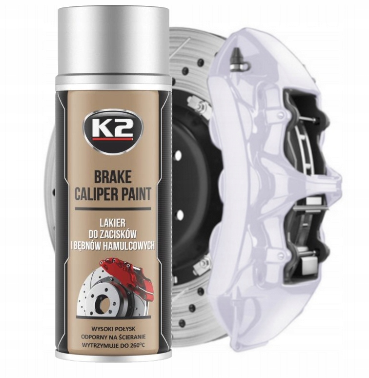 K2 K2-CALIPER Lakier Do Zaciskow Srebrn 400