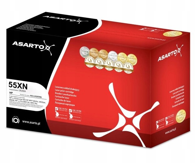 Toner pro Hp 55X CE255X 12,5 tisíc Černý, náhrada za Asarto P3010 M525