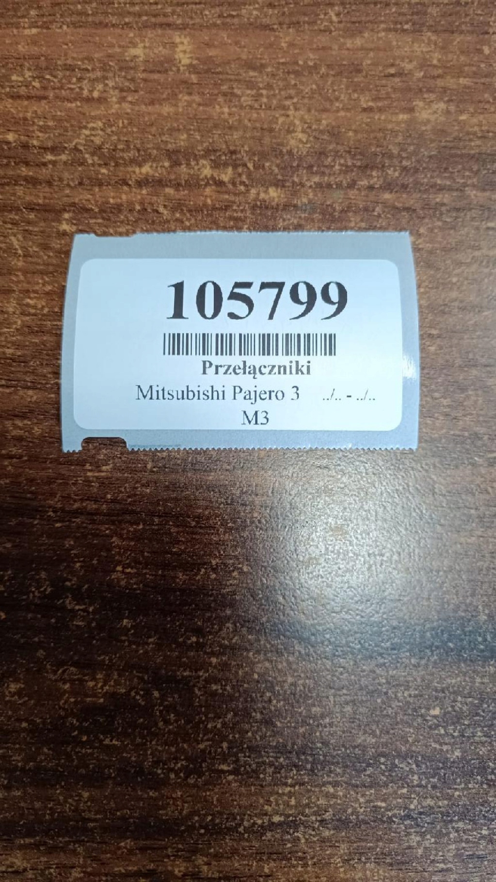 MITSUBISHI PAJERO 3 switch windows left rear part MR444892