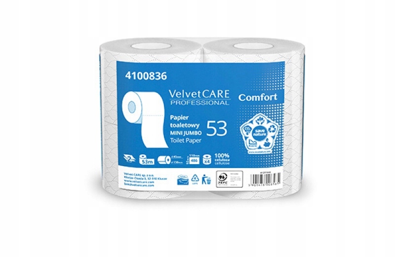 

Papier toaletowy celulozowy Comfort 2-warstwowy