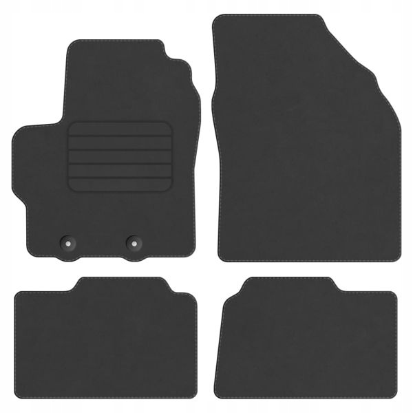Toyota Aygo X 22 – velurové koberce Comfort Grafit