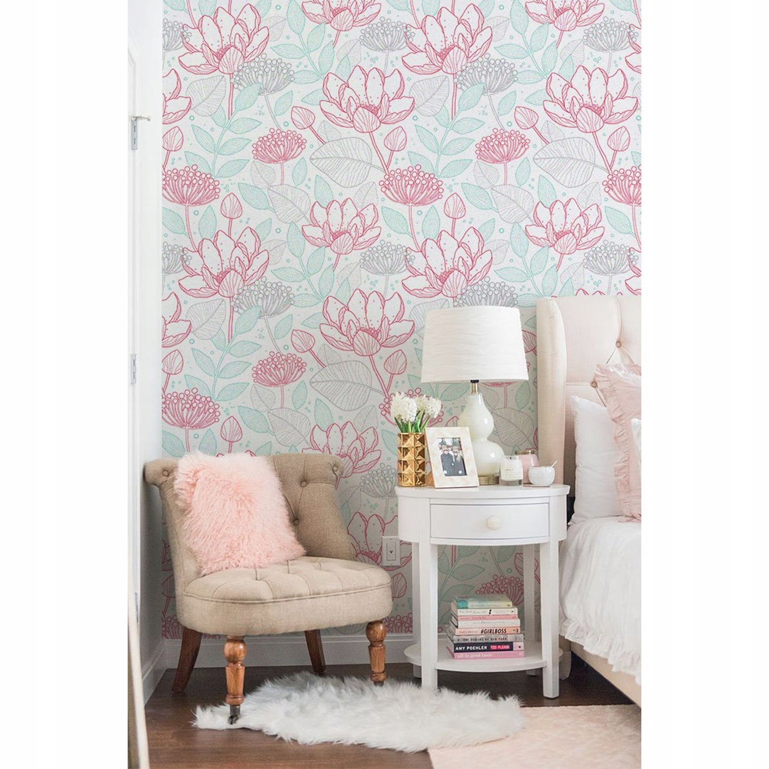 

Fototapeta Kwiatowe kolorowe kontury 416x254 cm