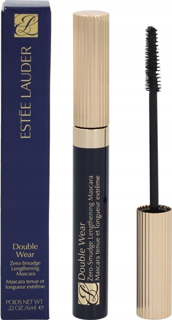 Estee Lauder Double Wear Zero-Smudge 01 Black Prodlužující Řasenka 6 ml