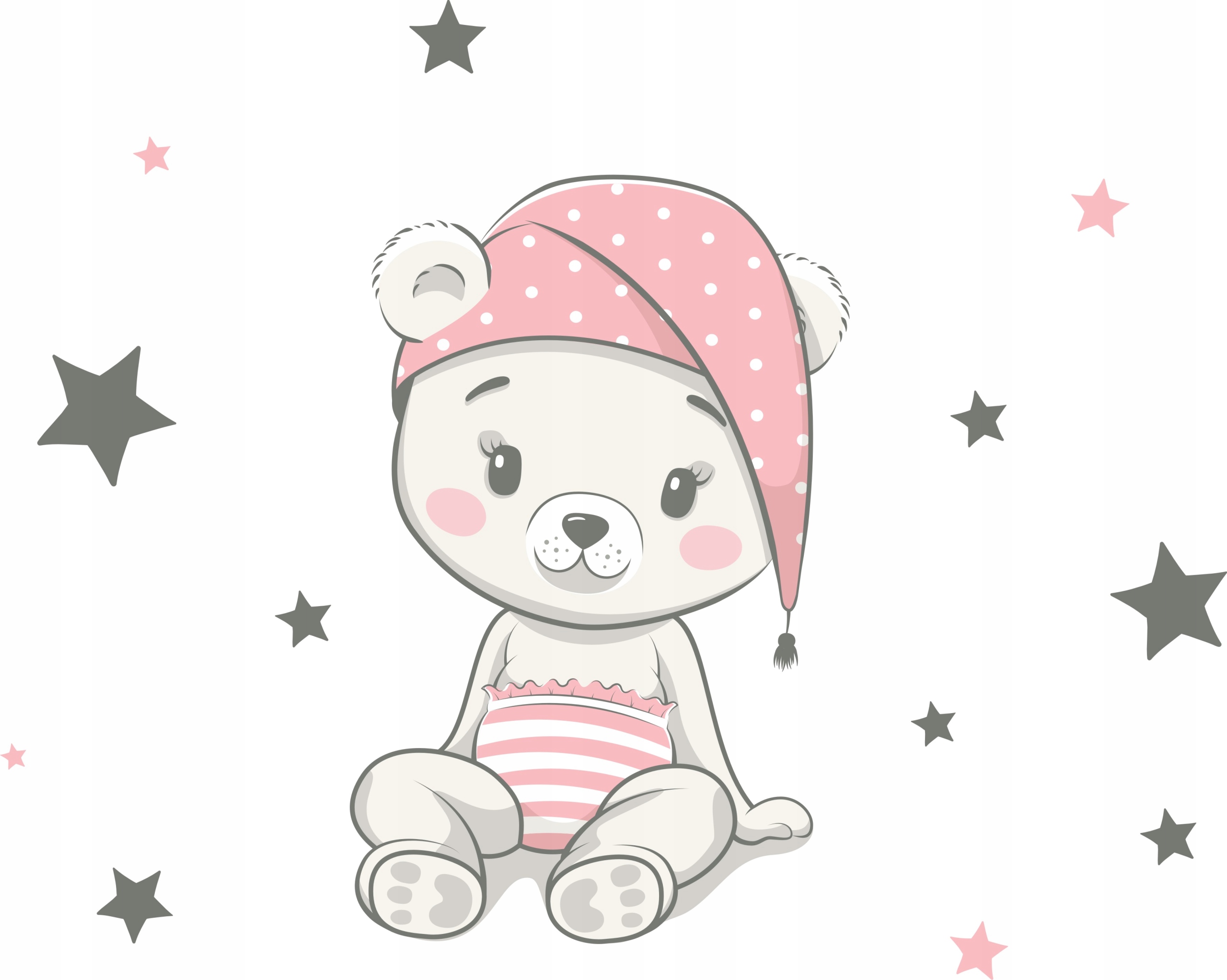 

naklejki na ścianę dla dzieci Miś Gwiazdki