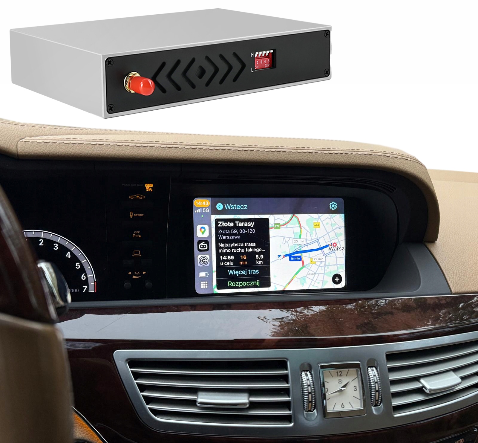 Mercedes S třída W221 Modul Apple Carplay Android Auto Ntg 3.0 Ntg 3.5