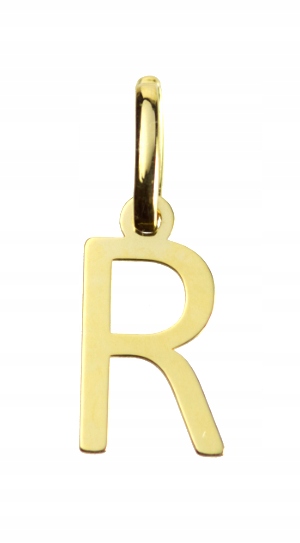 

Literka "r" Zawieszka Złota 333