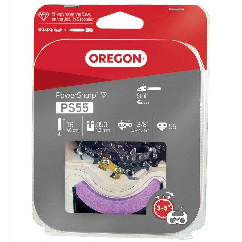 Pilový řetěz Oregon PowerSharp PS55E 55 článků 3/8”NP 1, 3 mm