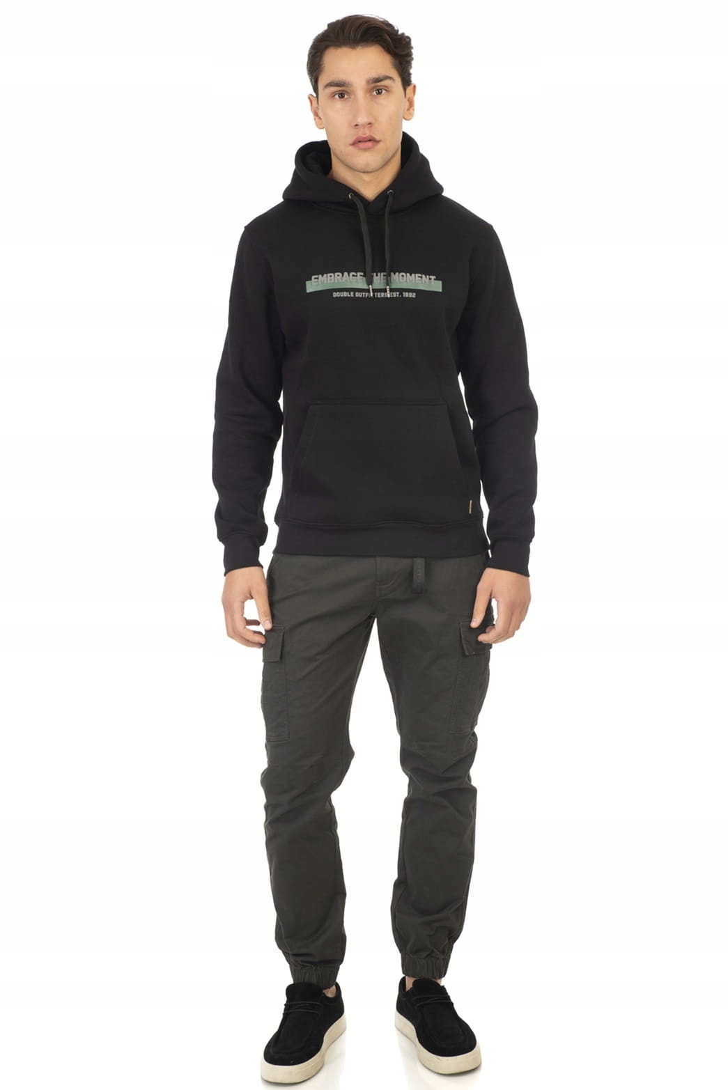 Velké pánské kalhoty Kapsáče Khaki CPP-4013 Double