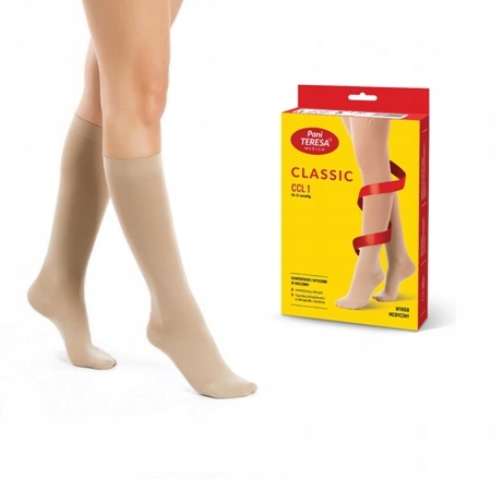 

Pani Teresa Podkolanówki Uciskowe CCL1 Stopień 1