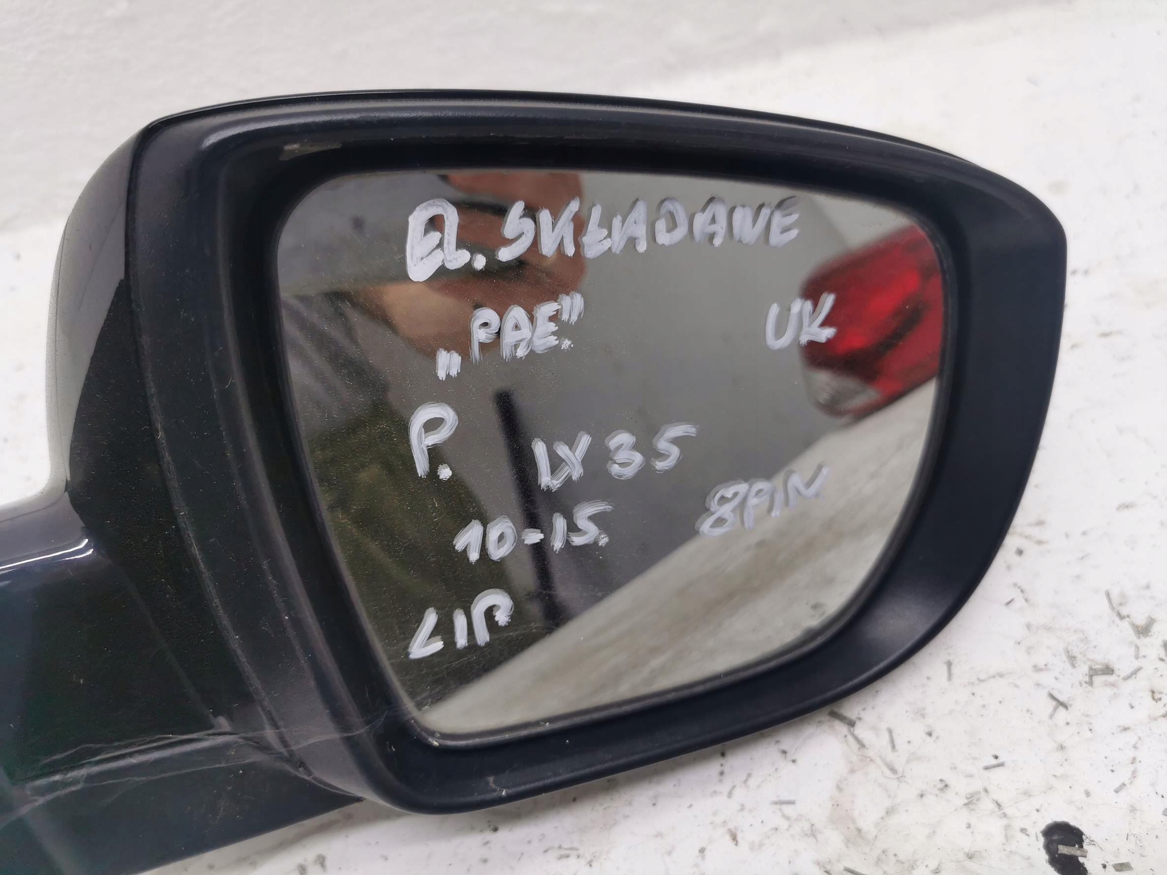 mirror right HYUNDAI IX35 8 PIN PAE 10-15 UK