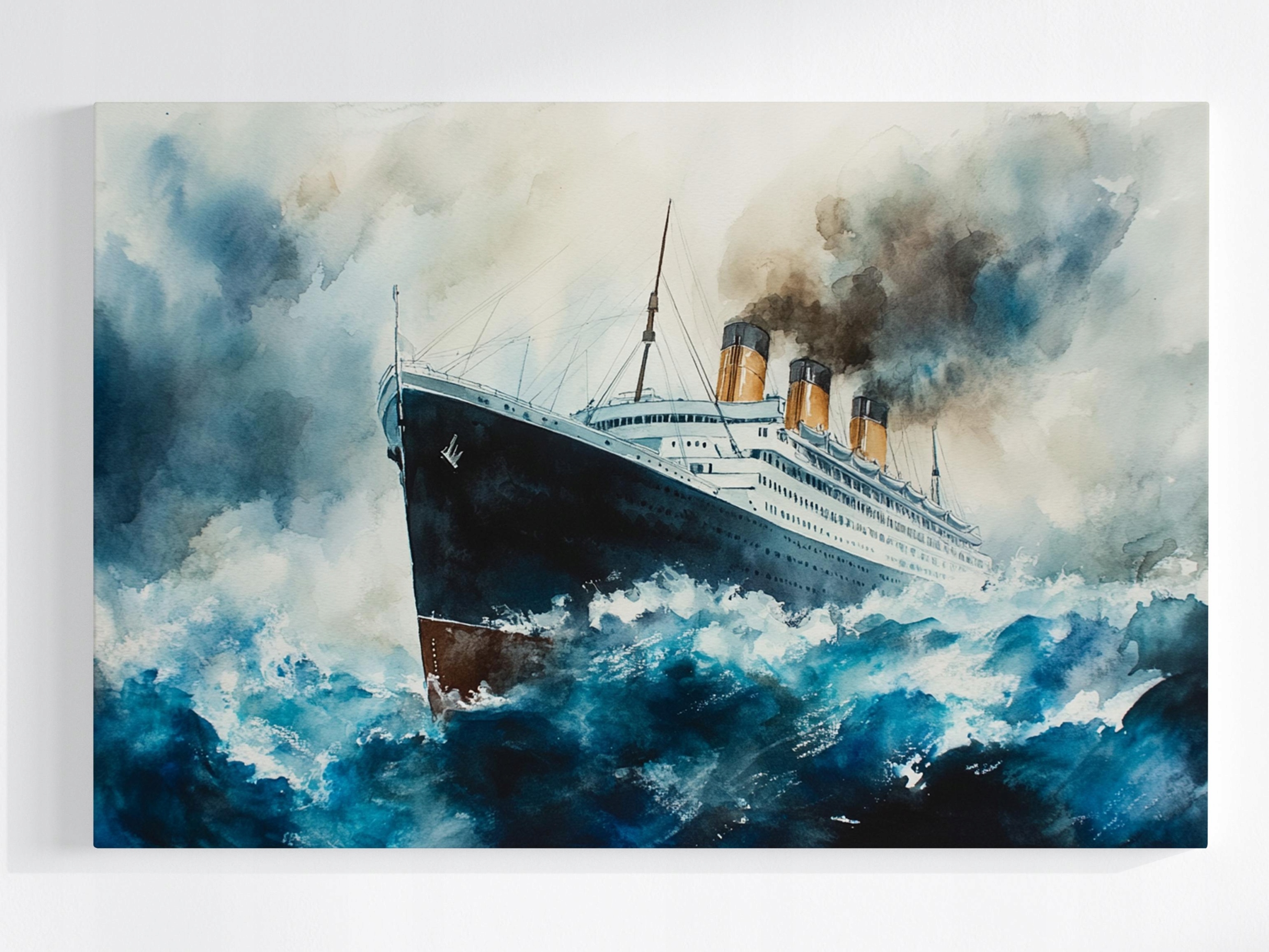 Obraz Na Plátně Canvas Voda Loď Liniovník Transatlantik Titanic 120x80