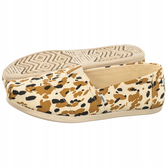 Boty Toms Alpargata Buckthorn Brown Abstract Cow