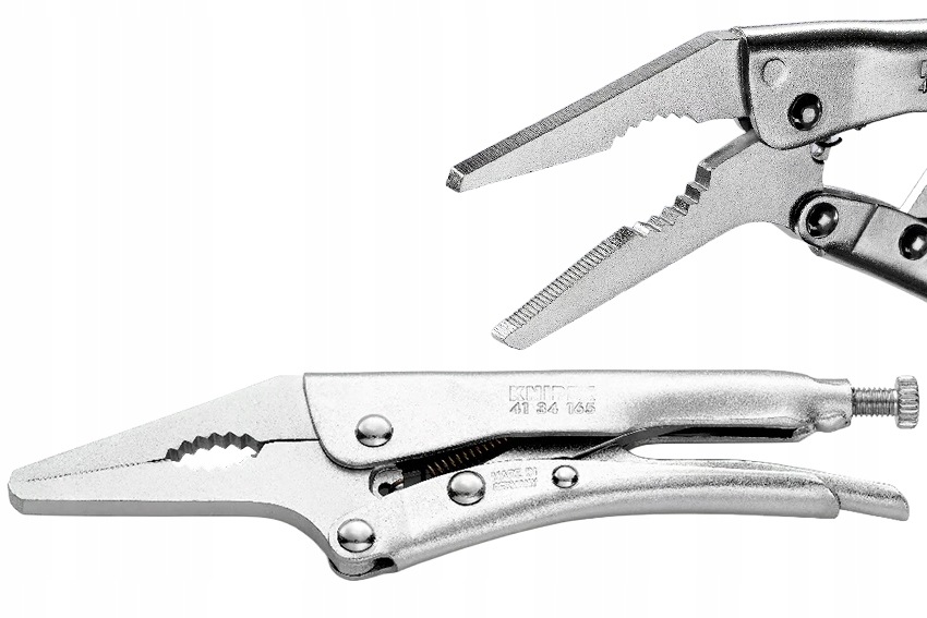 Kleště upínací prodloužené Knipex 165 mm pozinkované, výborná kvalita Najder