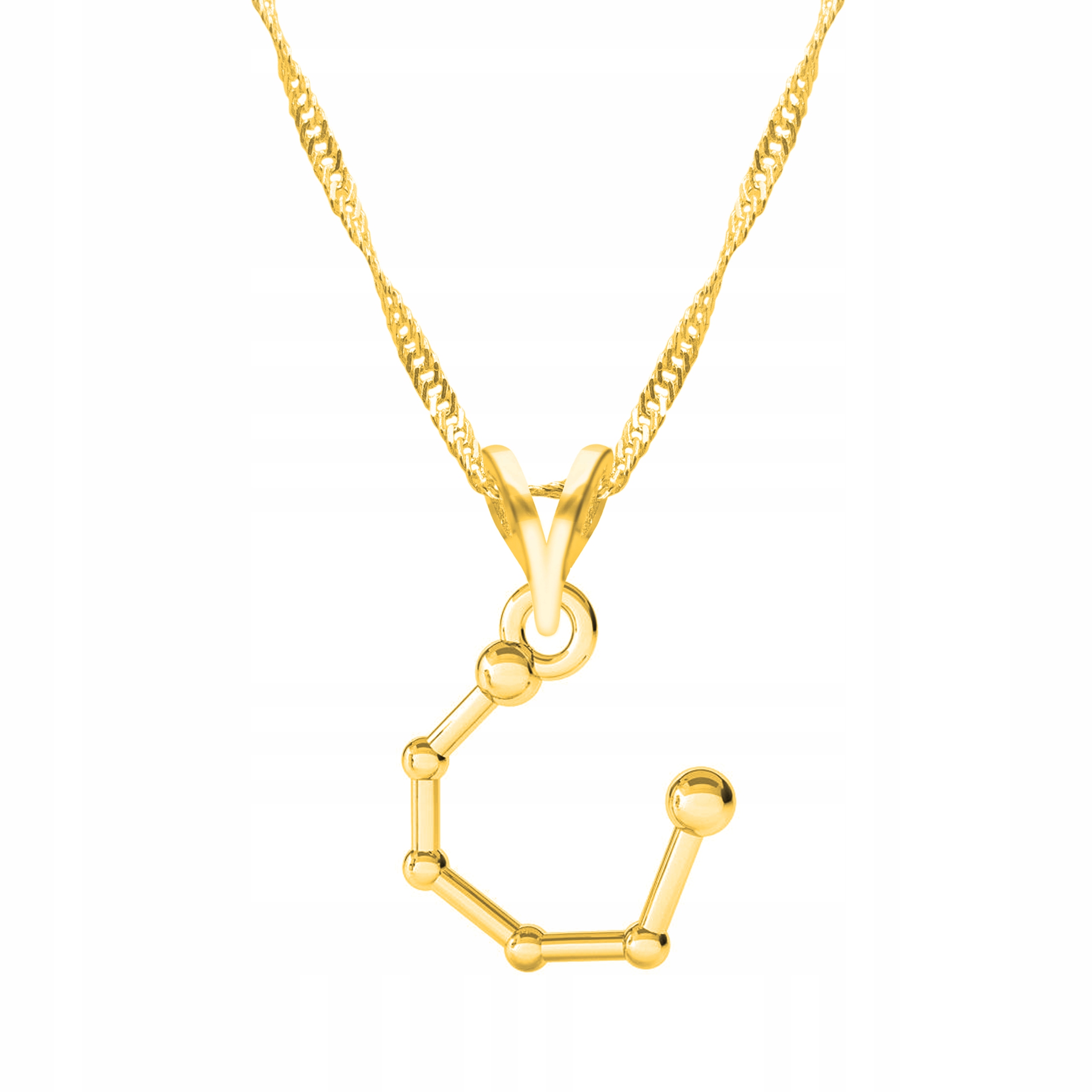 Řetízek zlatý náhrdelník 925 Znamení zvěrokruhu