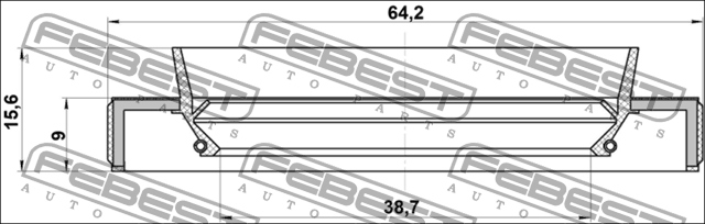 USZCZELNIACZ PÓŁOSI do MITSUBISHI ECLIPSE IV 3.8 Typ samochodu Samochody dostawcze Samochody osobowe