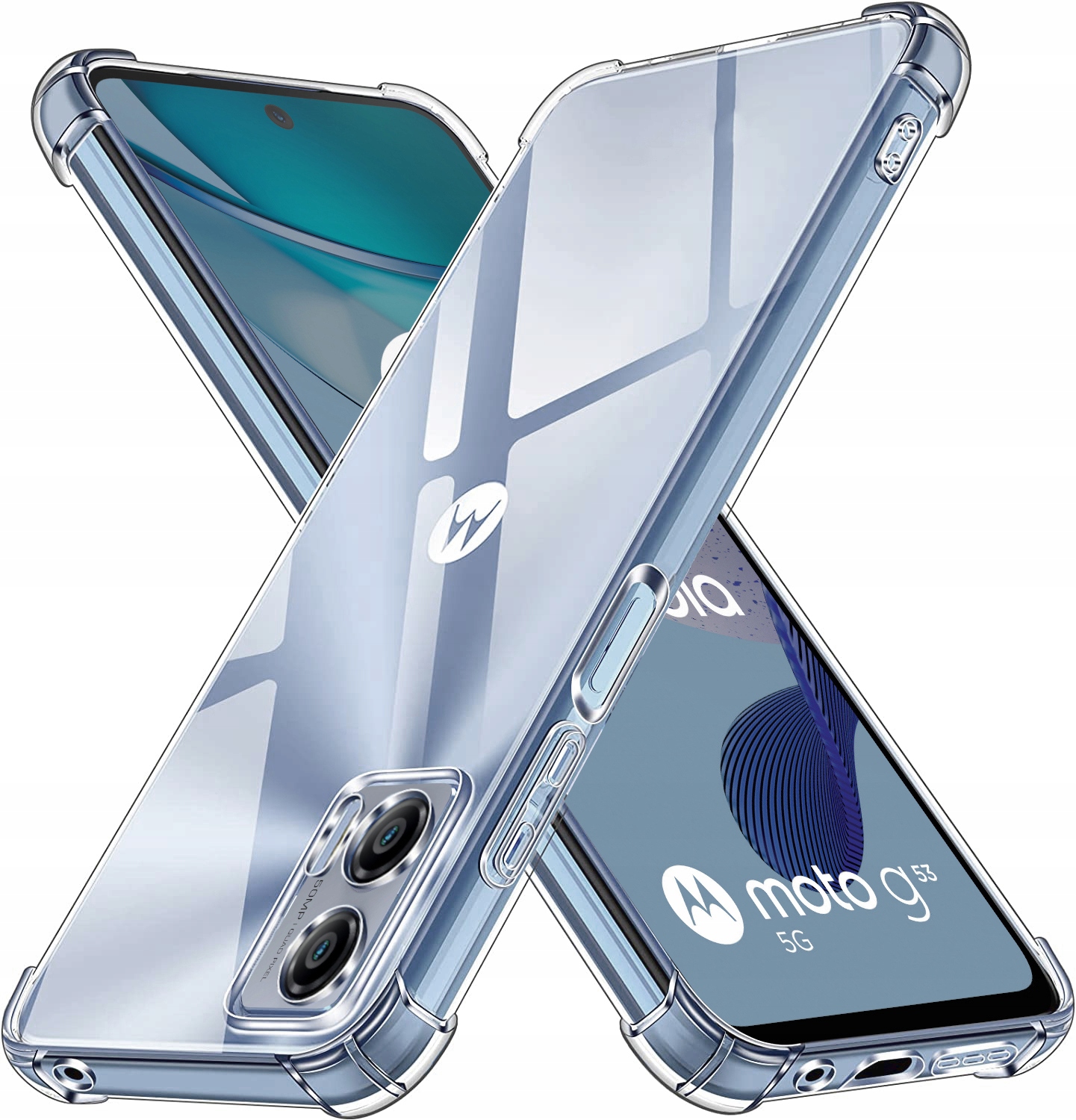

Etui Antishock Case +szkło do Motorola Moto G53 5G