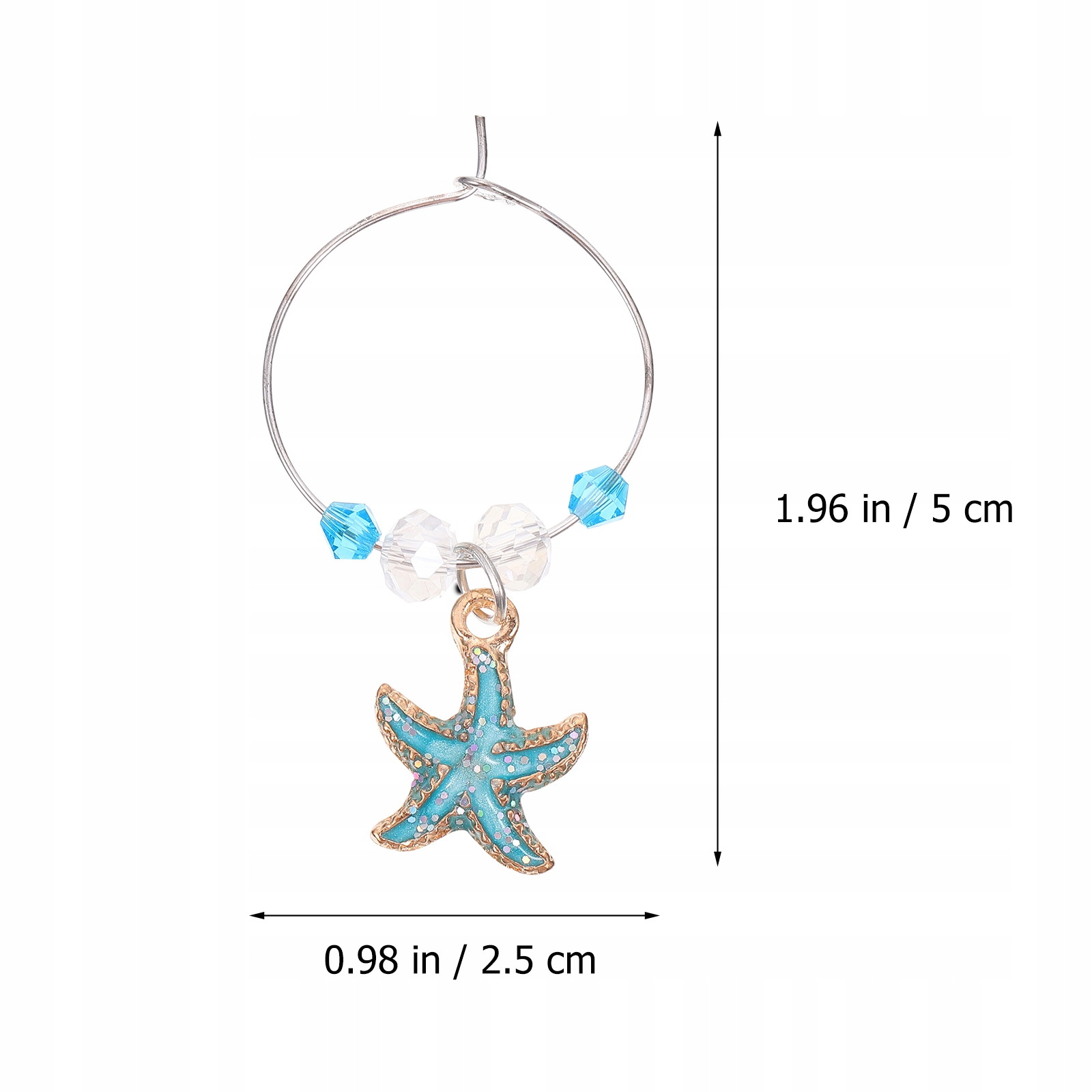 SZKŁO ZNACZNIKOWE DO KUBEK CHARMS MUSZULKA KIELICH Marka bez marki