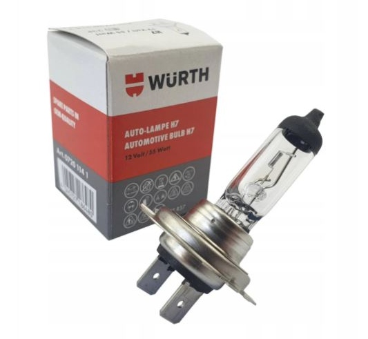 

Wurth Żarówka Halogenowa H7 12V 55W PX26D