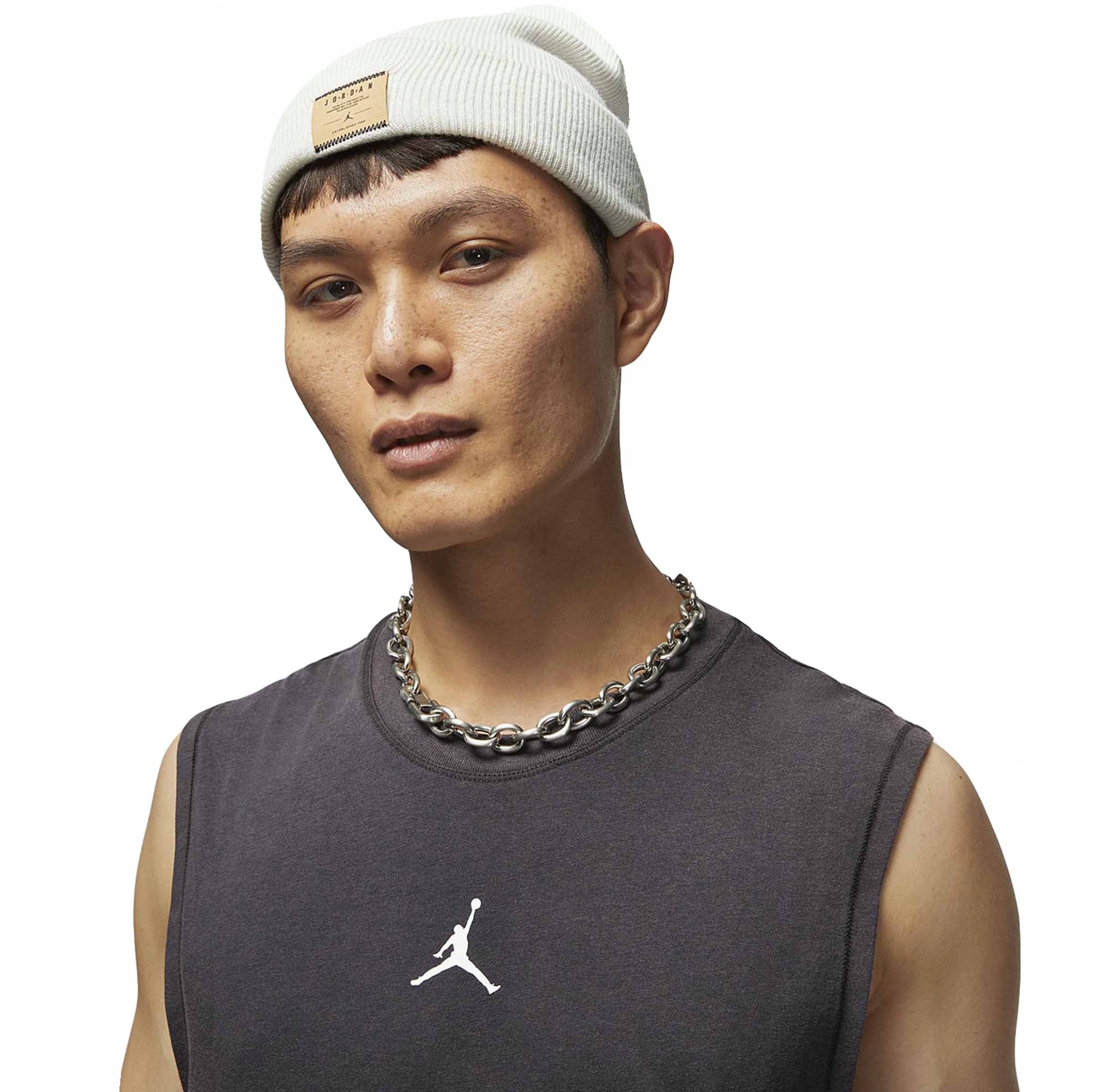 NIKE JORDAN TANK BEZRĘKAWNIK KOSZULKA MĘSKA TSHIRT Dekolt okrągły