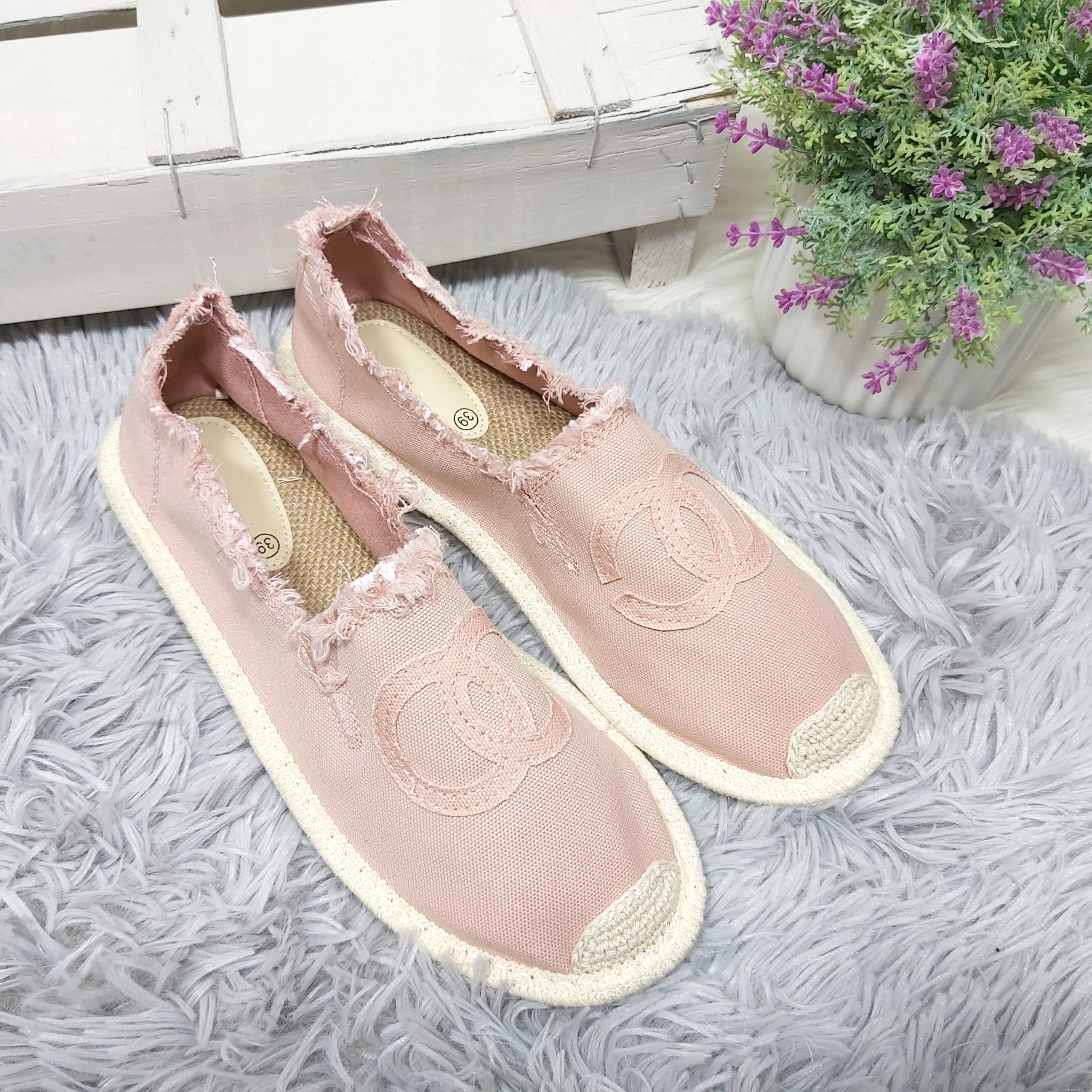 PRZEWIEWNE ESPADRYLE DAMSKIE MIĘKKA WKŁADKA 39 Marka inna