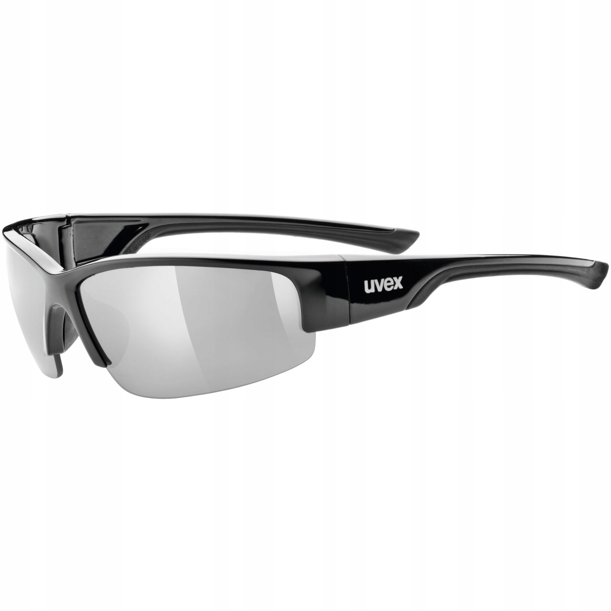 Okulary Rowerowe Sportowe Uvex Sportstyle 215 Black Litemirror Silver S3