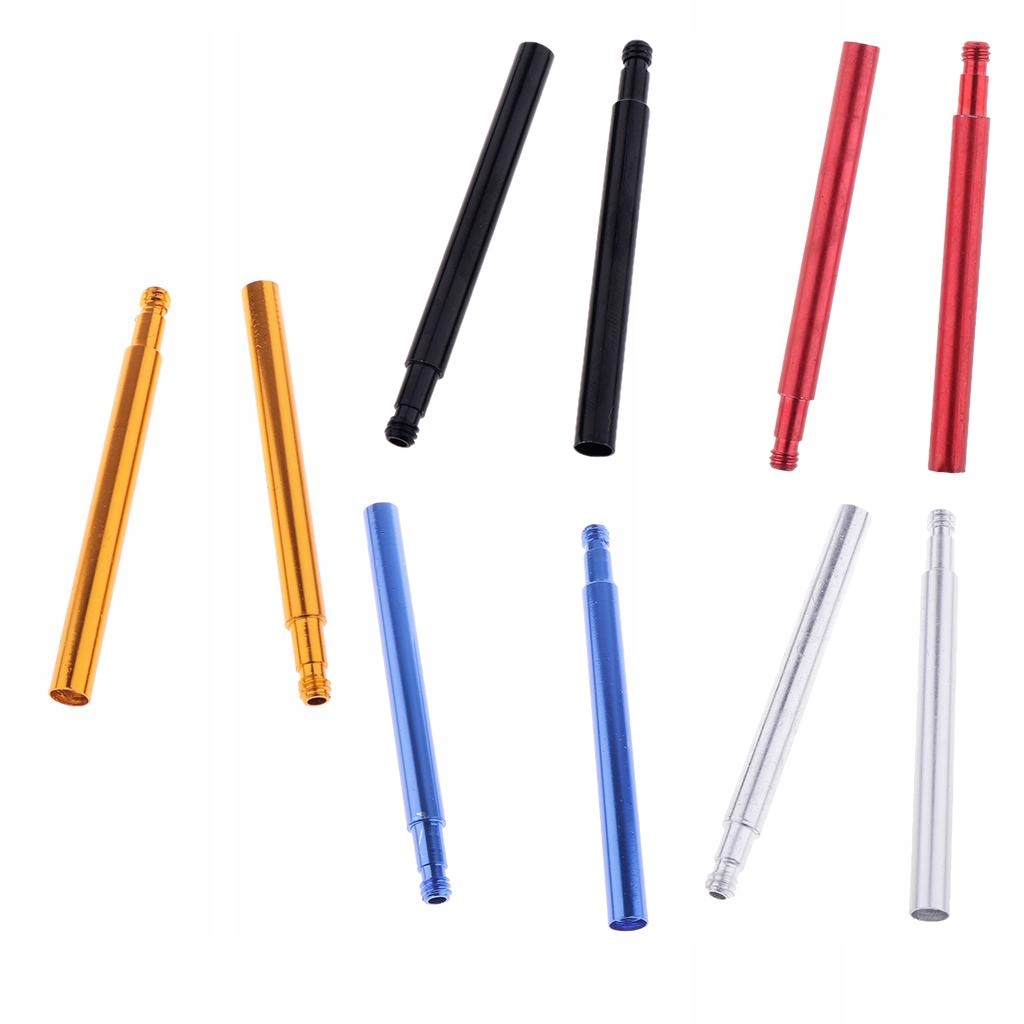 2 x Przedłużacz zaworu Presta do roweru szosowego Dedykowany/a do Pozostałe