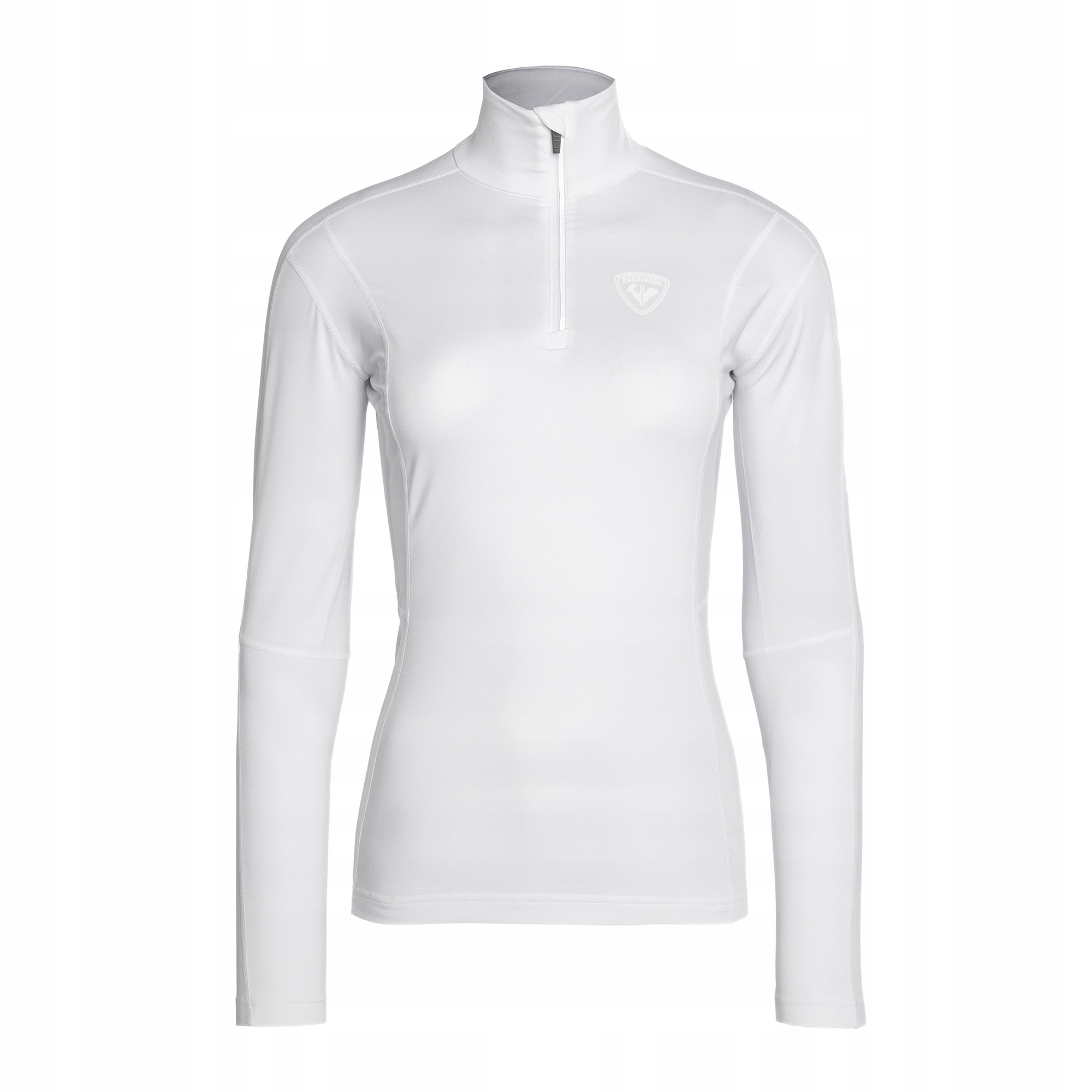 Termoaktivní tričko Rossignol W Classique 1/2 Zip bílé XL
