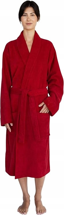 Dámský župan Červené froté 100% bavlna Puma, nový, velikost L/XL