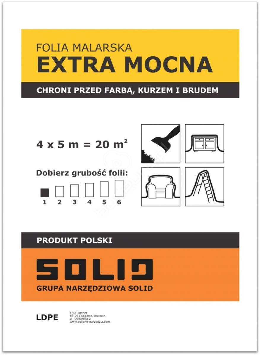 

Solid folia malarska ekstra mocna economy 4x5 5086