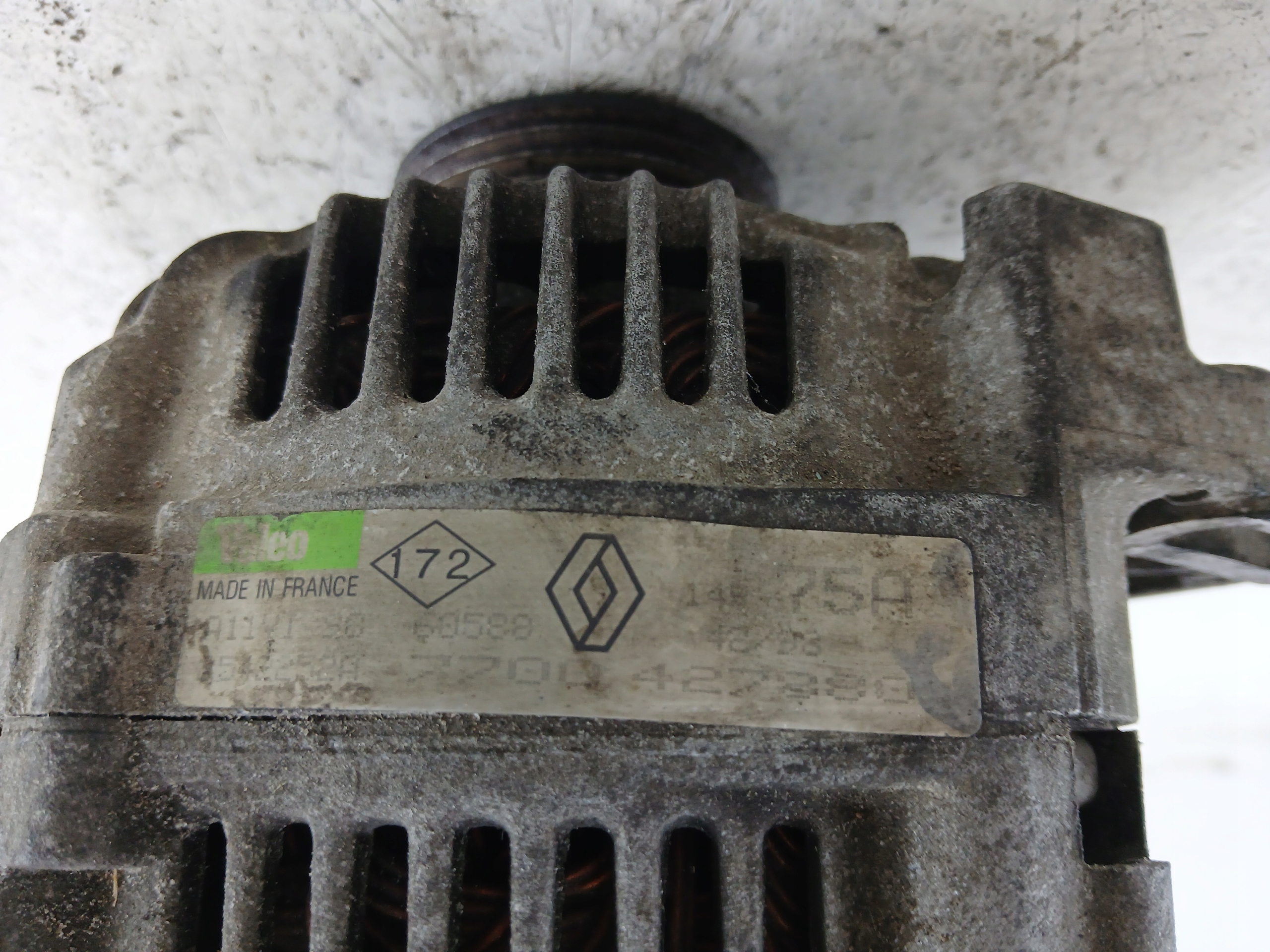 RENAULT TWINGO e 1.2 alternatore 7700427880 75A