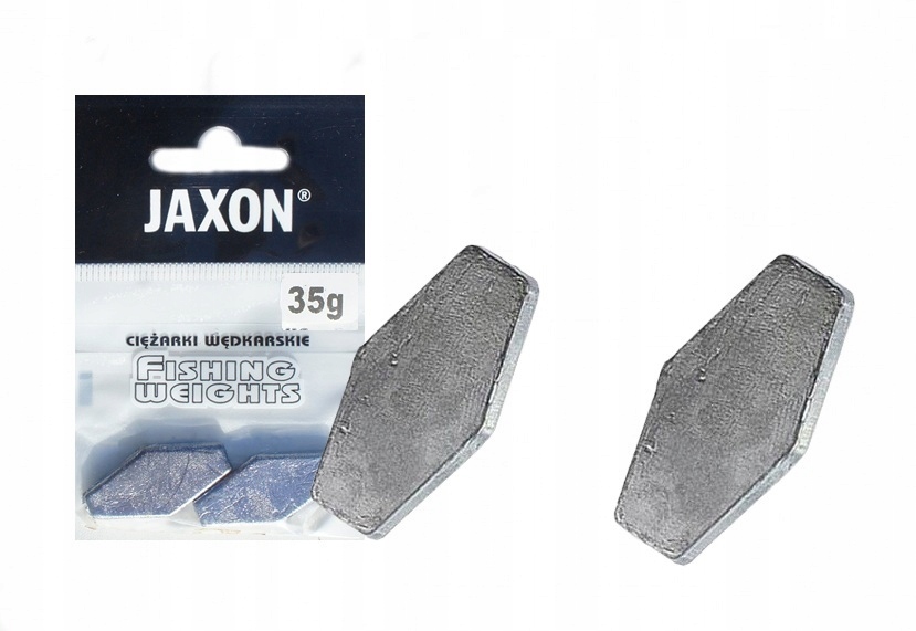 CIĘŻAREK PŁASK OŁÓW I JAXON 35 gr - 2 szt PRZELOTOWY