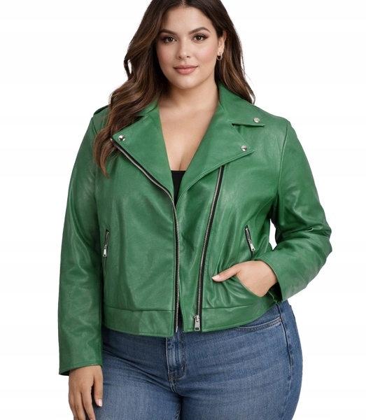 Klasická dámská bunda Ramoneska Plus Size 52/54