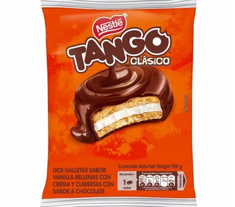 Levně Tango sušenky Clásico Negro 700 g Nestlé