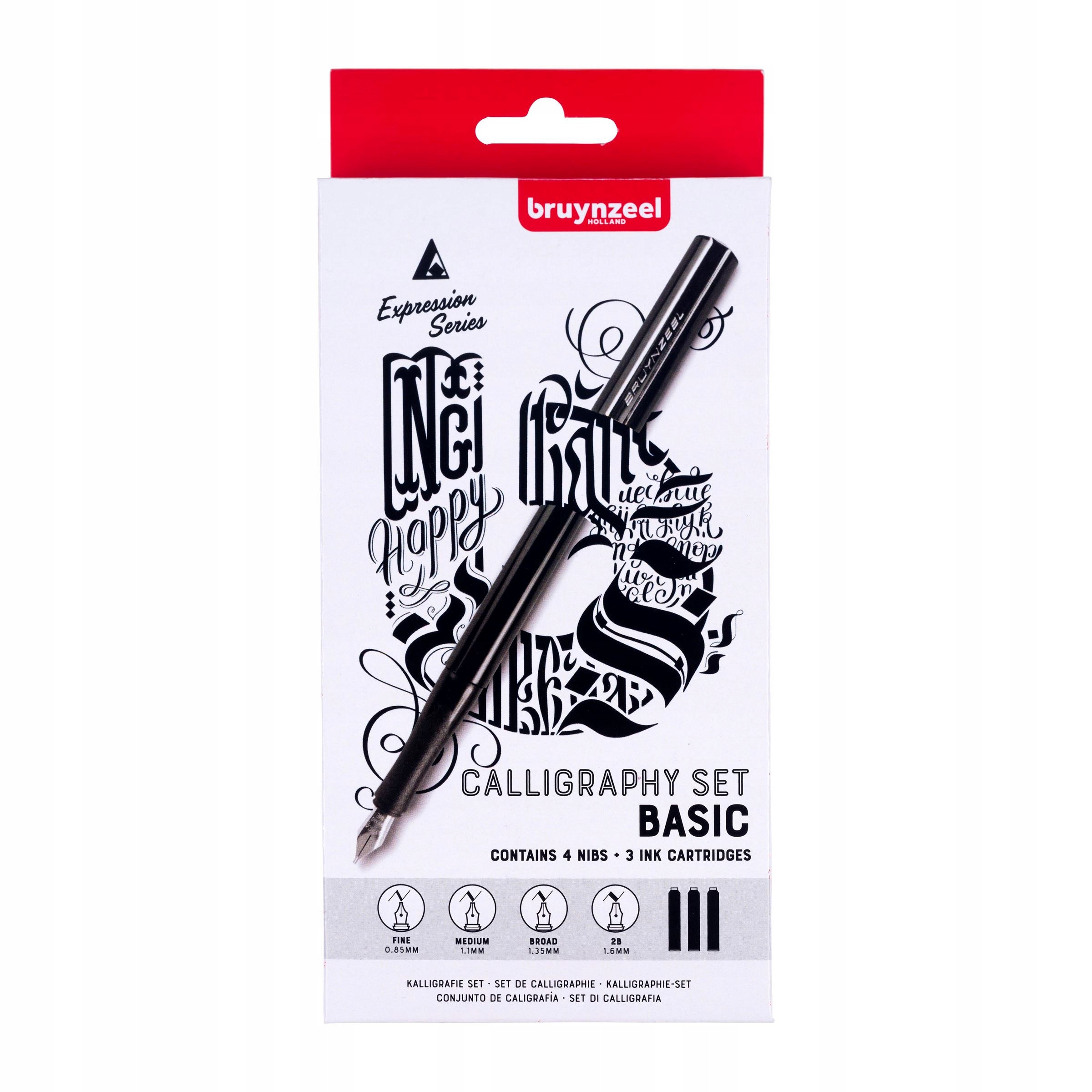 Kaligrafická sada pro začátečníky Bruynzeel 8 ks