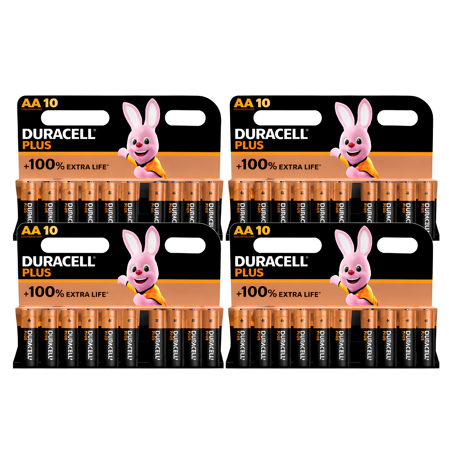 Baterie Duracell Plus Aa 40 szt. +100% Extra Life