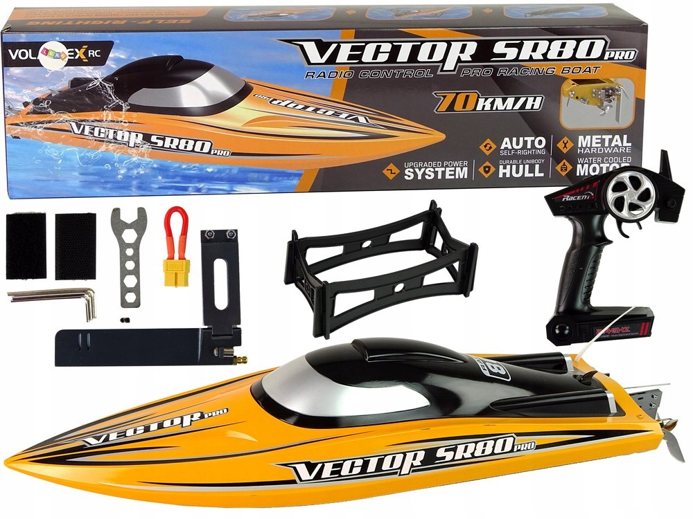 Motorówka R/ C Brushless Artr Sr 80 Pro 74 km/ h 910x240 mm Lean Toys