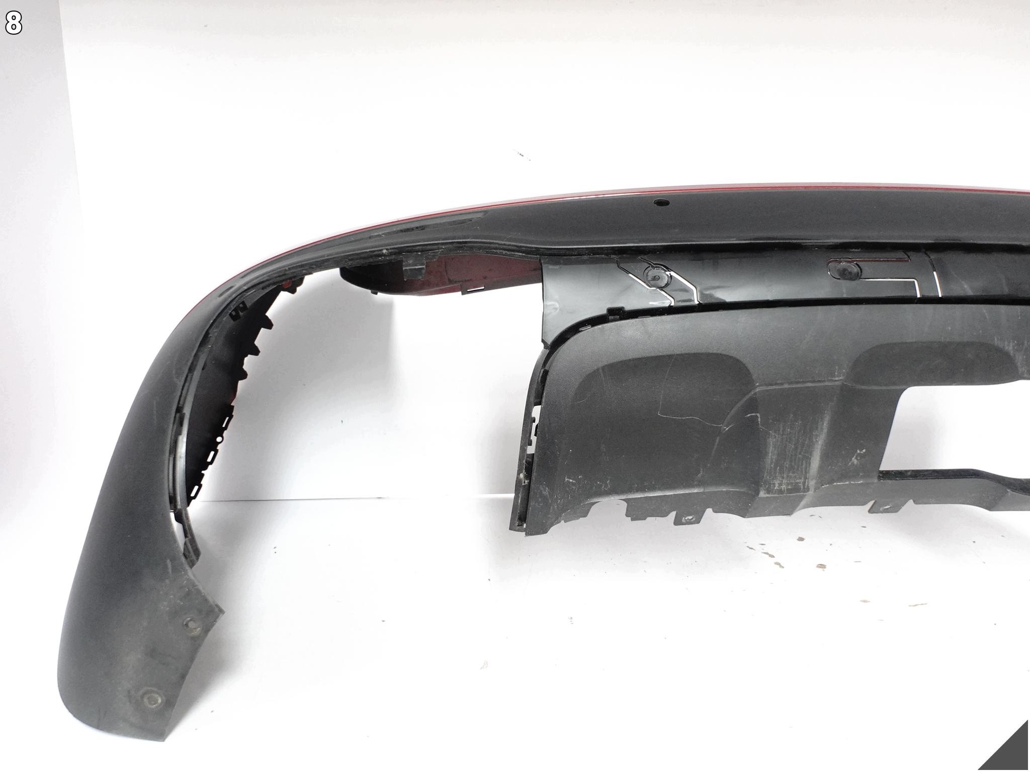 MERCEDES GLB X247 19-23 Paraurti BUMPER + diffusore SPOILER posteriore (6xPDC)
