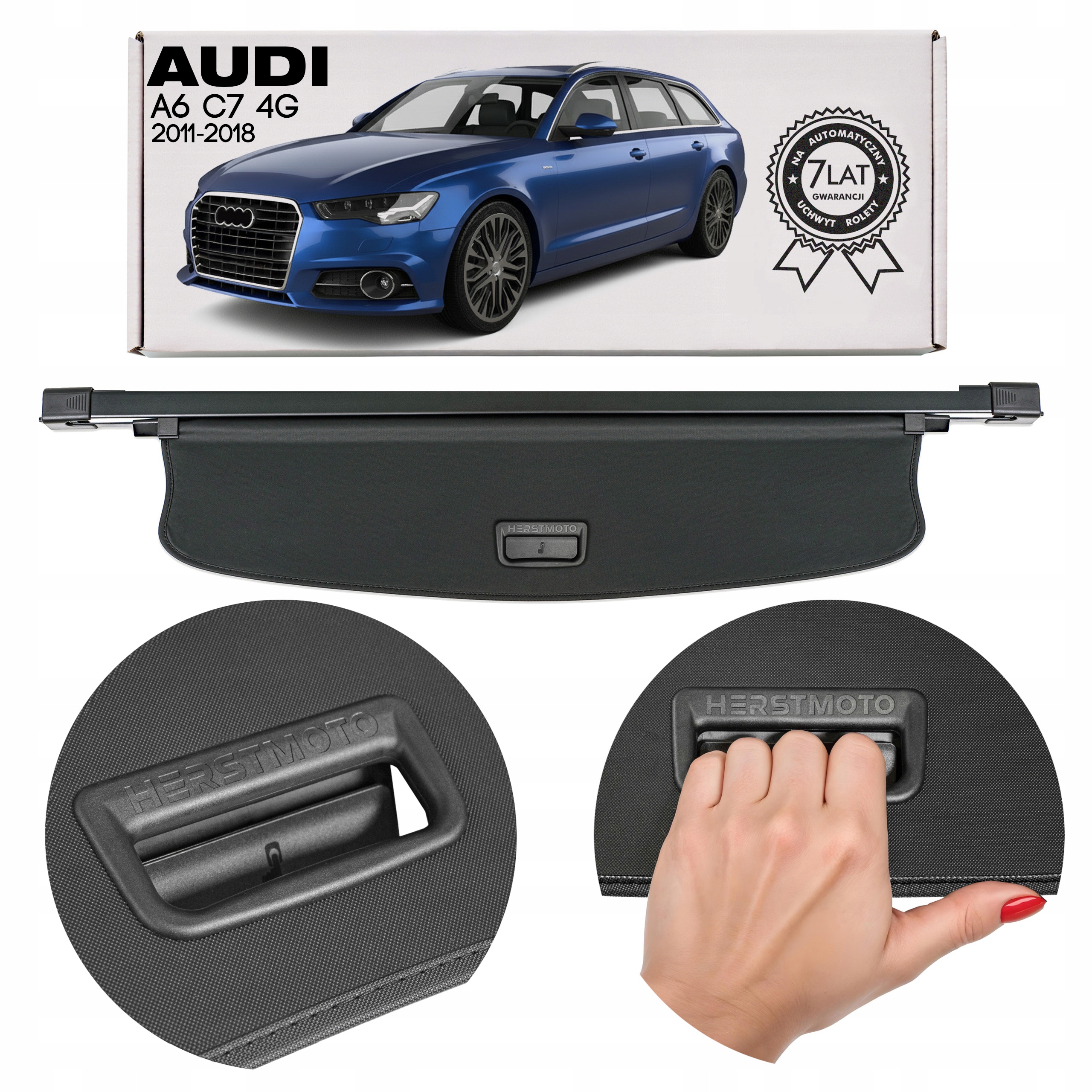 Audi A6 C7 4G 2011-2018 Avant Roleta Do Zavazadlového Prostoru Černá 4G9863553B