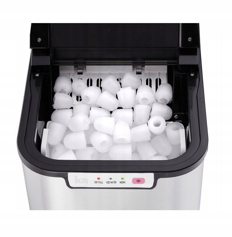 Kostkarka do lodu GÖTZE & JENSEN IM701X Inox Kolor dominujący srebrny/szary