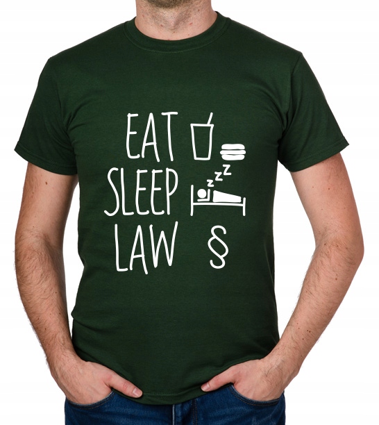 

koszulka Eat Sleep Law prezent