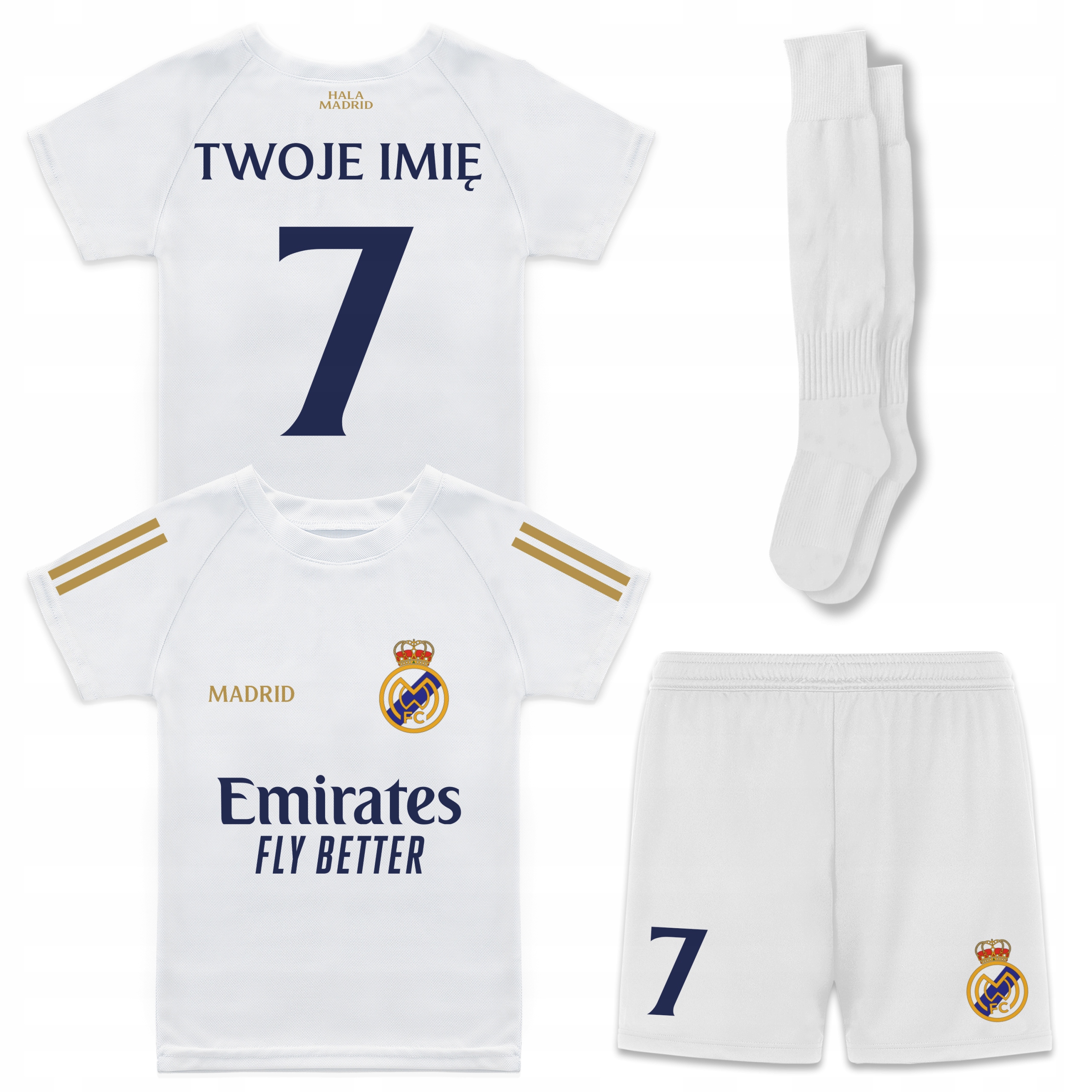 Real Fotbalové oblečení s vlastním potiskem Fotbalové oblečení