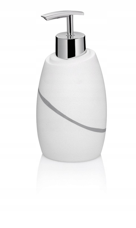 Kela Dávkovač mýdla Talus polyresin bílá 300 ml KL-20303