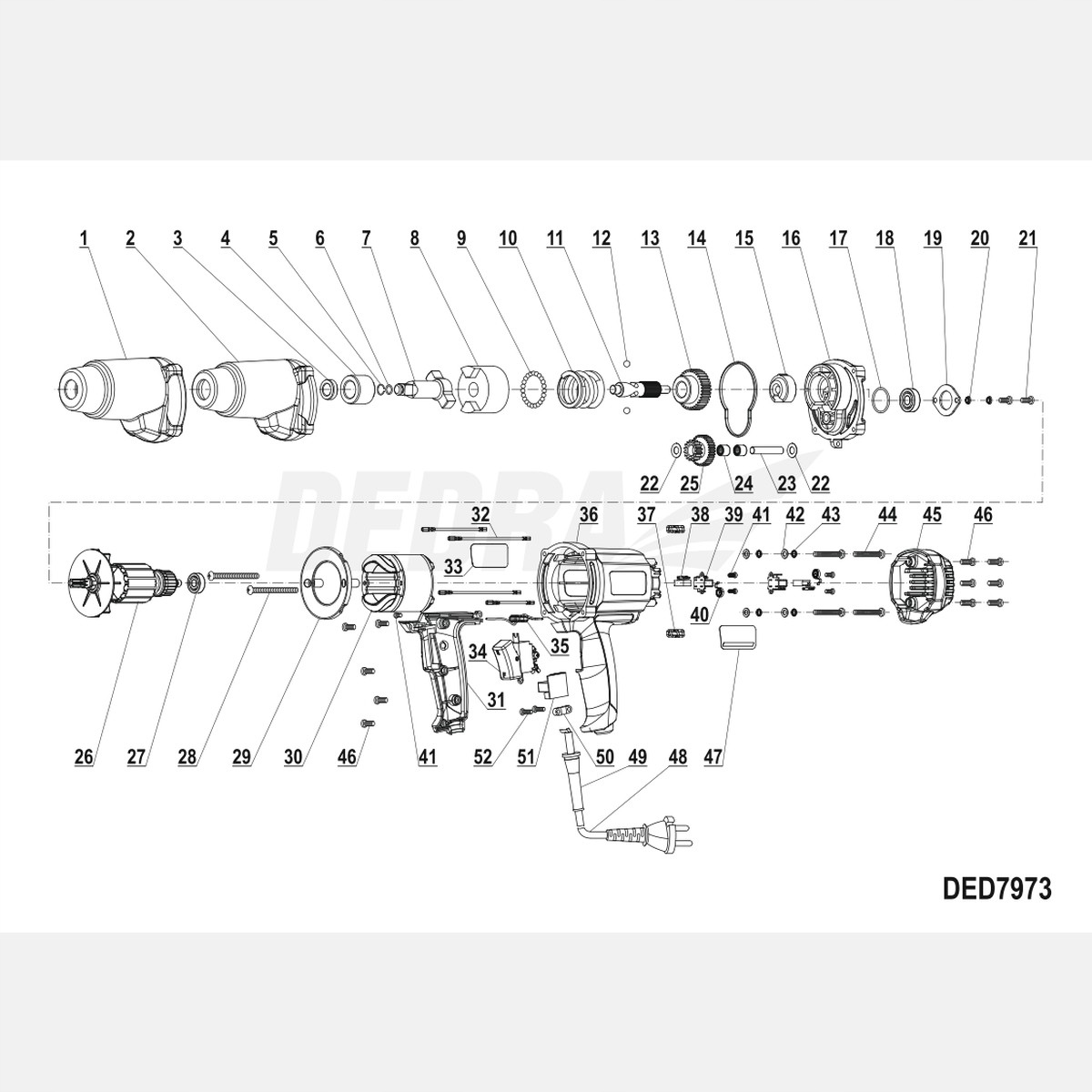 Włącznik Kod producenta XDED7973.34