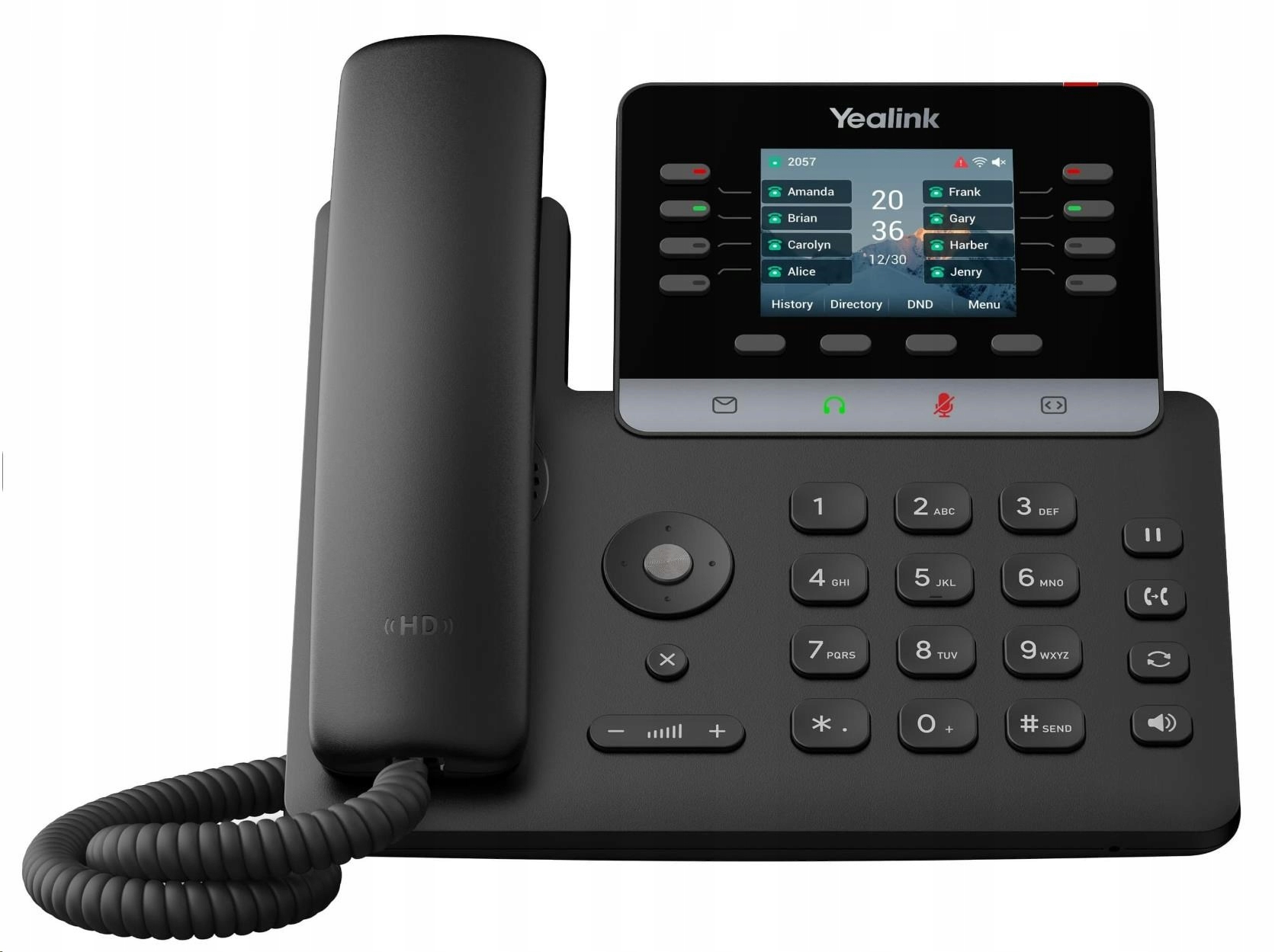 Yealink SIP-T73W Sip telefón, PoE, 2, 8" bar. LCD, GigE, 12 Sip účtov, Bt…