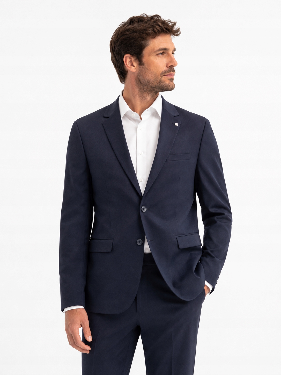 Pánská sako Premium elegantní, lehká modrá velikost 58