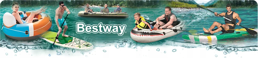 OGROMNY Dmuchany Ponton TRECK X2 WIOSŁA POMPKA 3os Długość 255 cm