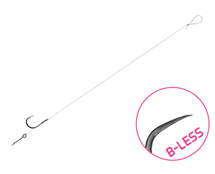 Gotowe Przypony Bezzadziorowe Fluorocarbon Igiełka 12cm roz 12 Delphin 6 sz